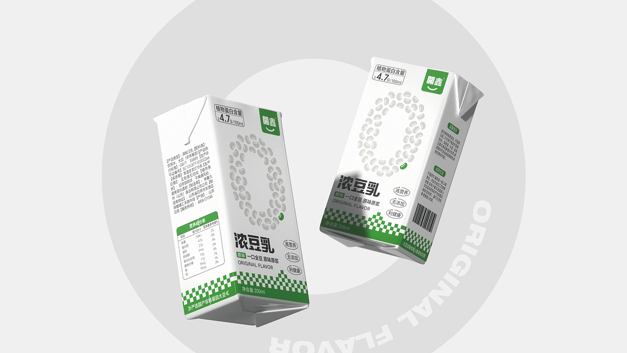 [開鑫]浓豆乳-包装设计