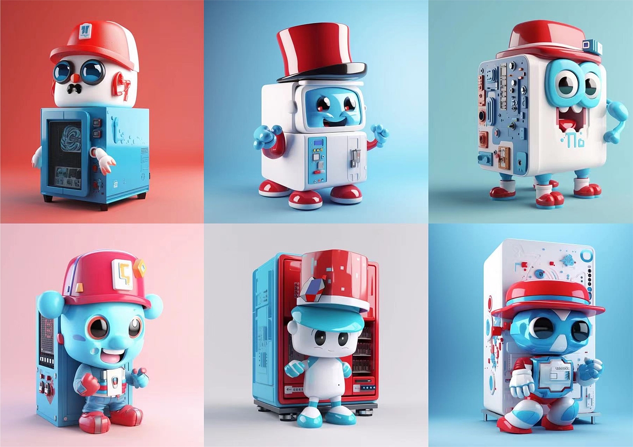 LONGWELL科技潮玩IP形象定位设计-上海因心