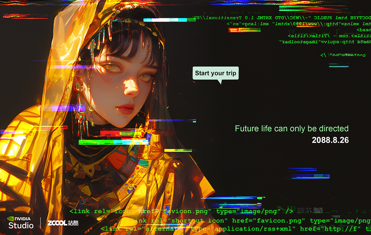 （未来旅游生活方向）坠入生活的美好（图ZMzY4MTAyNTY4） - AI作品 - 站酷设计师桂桂Jane原创素材 - 站酷ZCOOL