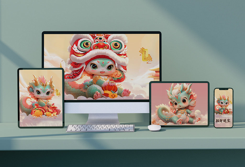 2024青龙(图ZMzU4NjA5ODky) - AI作品 - 站酷设计师ANXIAOYAO9981原创素材 - 站酷ZCOOL