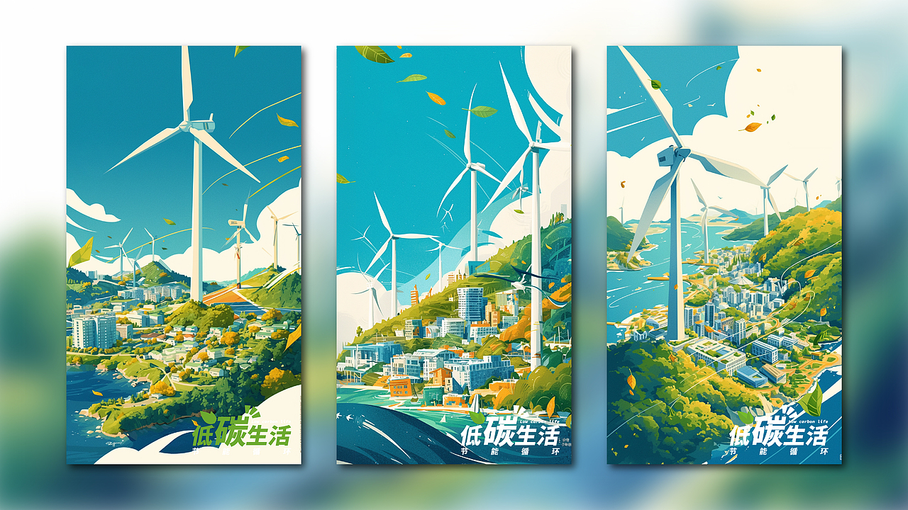 低碳生活，节能循环