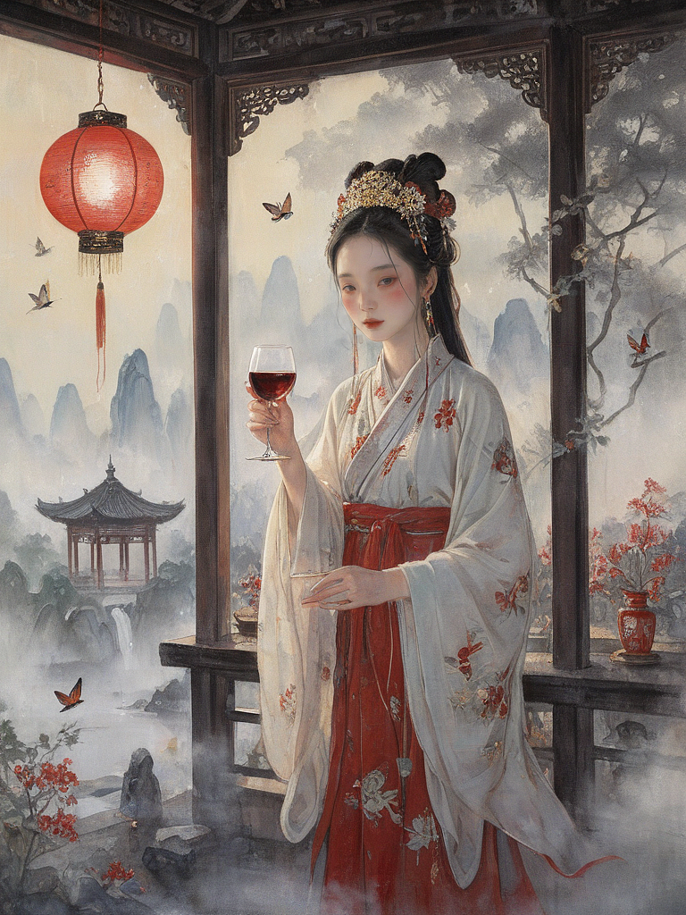 蝶恋花（图ZMzY0MzgwNTM2） - AI作品 - 站酷设计师哎吆喂安啦原创素材 - 站酷ZCOOL