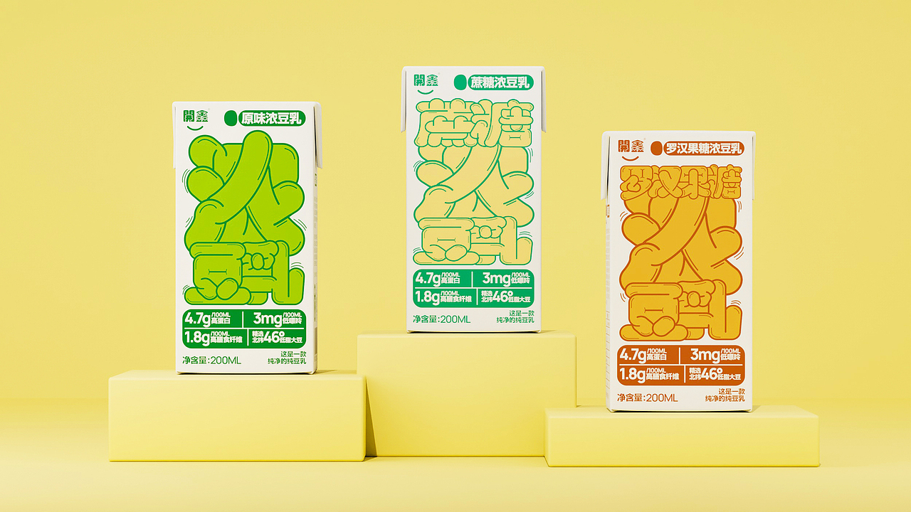 開鑫浓豆乳包装设计（图ZMzUwMzc4MjI4） - 包装 - 站酷设计师千亿QY原创素材 - 站酷ZCOOL