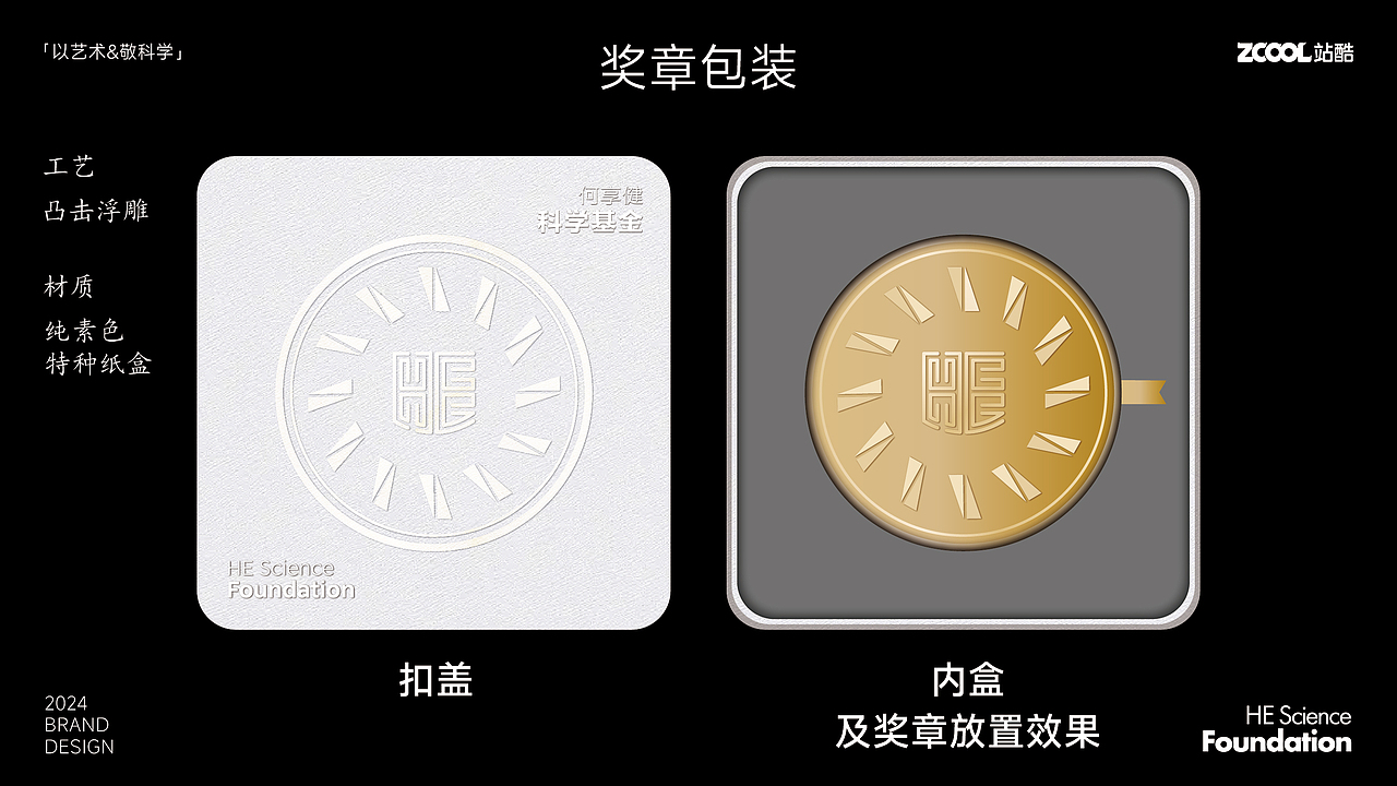 何享健科学基金-奖章设计