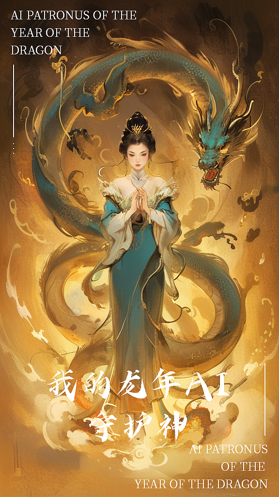 我的龙年AI守护神（图ZMzYwNTYyMTg0） - AI作品 - 站酷设计师XY62原创素材 - 站酷ZCOOL