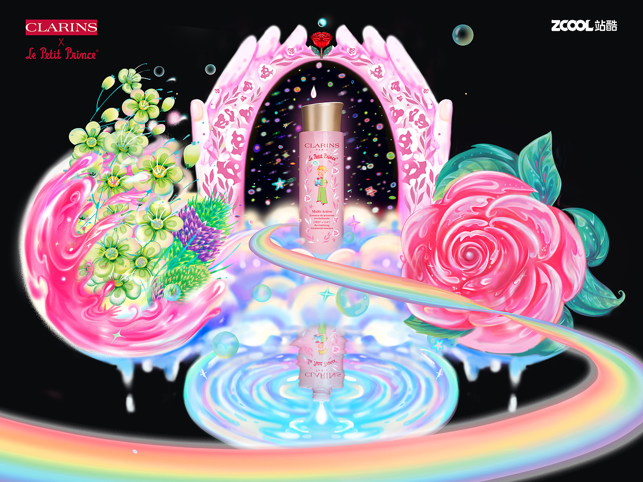 邂逅#粉嫩多巴胺少女#《是独一无二的玫瑰》