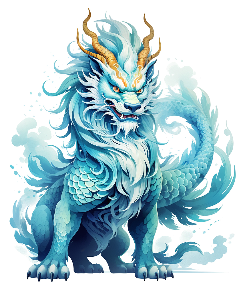 青龙（图ZMzU4NTk2MjQ4） - AI作品 - 站酷设计师Z321279267原创素材 - 站酷ZCOOL
