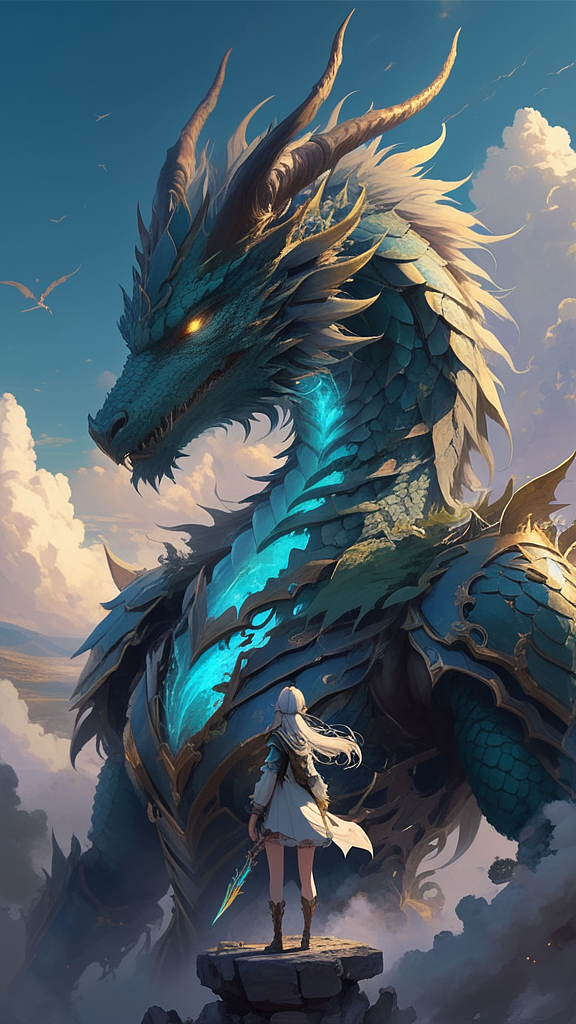 《龙族战士-爱之城》（图ZMzYwNjExODcy） - AI作品 - 站酷设计师布依海原创素材 - 站酷ZCOOL