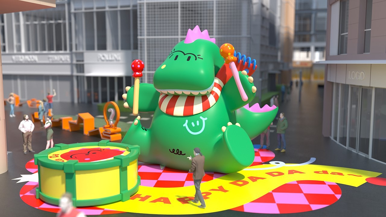 哒哒龙（图ZMzY3MjA4NTg4） - 商业插画 - 站酷设计师单个好东西公司原创素材 - 站酷ZCOOL