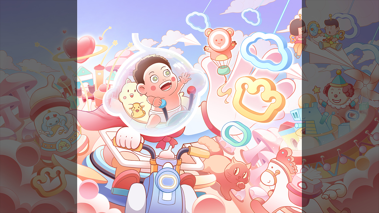 Babycare--爱乐梦境（图ZMzU0MDcxNDU2） - 海报 - 站酷设计师波波Lzb原创素材 - 站酷ZCOOL