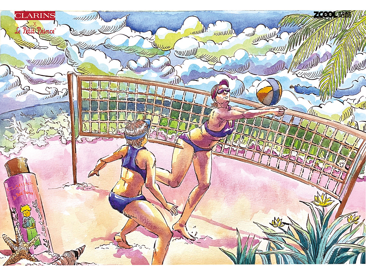 邂逅#粉嫩多巴胺少女-运动的少女