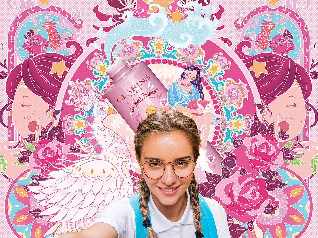 邂逅#粉嫩多巴胺少女#美丽的邂逅（图ZMzQ0Mjc1MzU2） - 商业插画 - 站酷设计师seed_原创素材 - 站酷ZCOOL