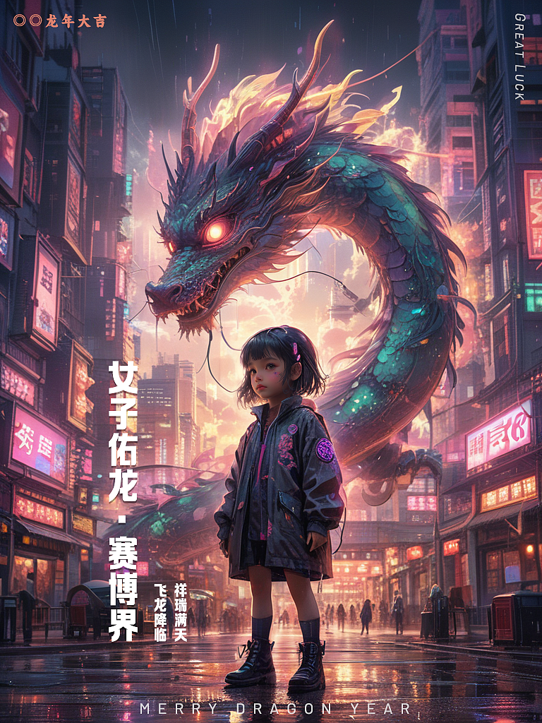 龙佑女子 女子佑龙（图ZMzYwNjE0NDA0） - AI作品 - 站酷设计师小猪墨莱原创素材 - 站酷ZCOOL