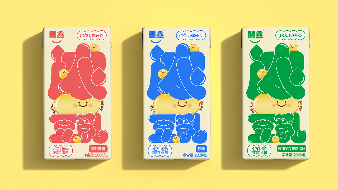 開鑫浓豆乳包装设计(图ZMzUyNDEyNTY4) - 包装 - 站酷设计师欧琳橘原创素材 - 站酷ZCOOL