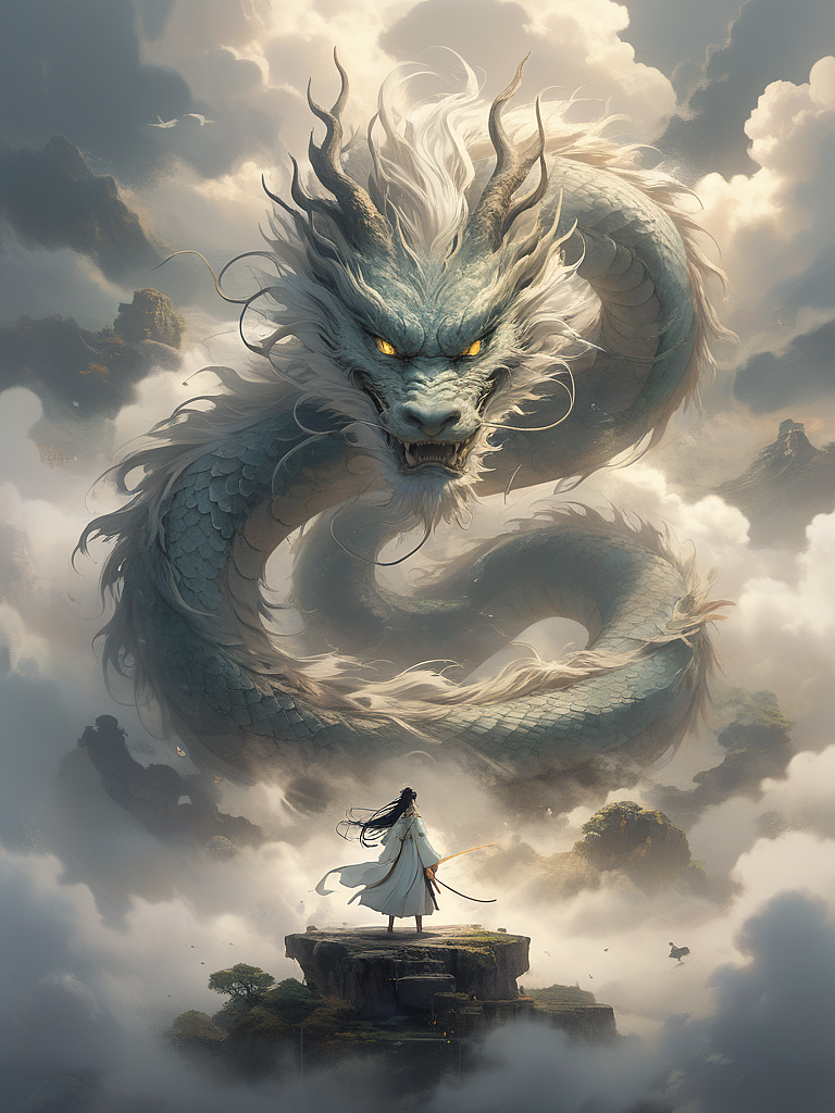 神龙（图ZMzYwMjY5MDI0） - AI作品 - 站酷设计师蘇笙原创素材 - 站酷ZCOOL