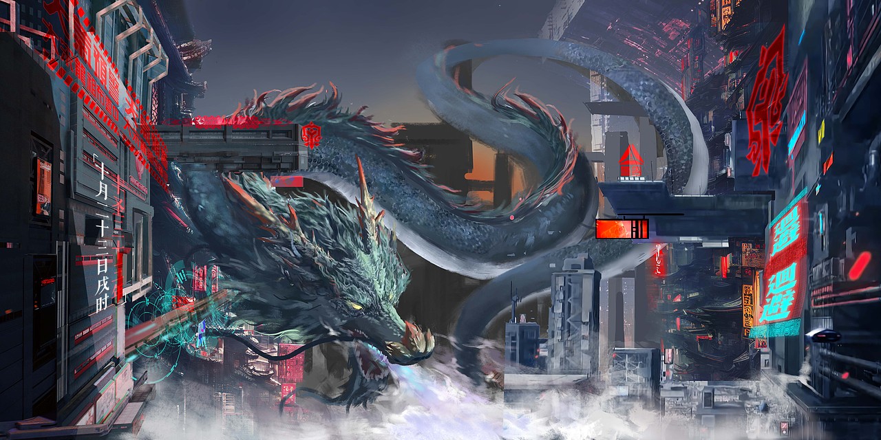 祖龙佑华，行云布雾（图ZMzQ5OTA3NDUy） - IP形象 - 站酷设计师一定要说原创素材 - 站酷ZCOOL