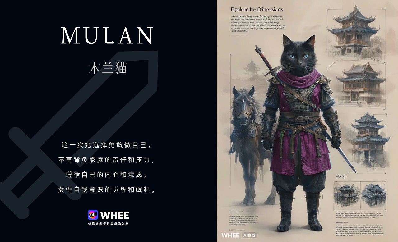 CAT TALES | 唤醒内心的魔法（图ZMzcwMTk2Nzg4） - AI作品 - 站酷设计师千妙原创素材 - 站酷ZCOOL