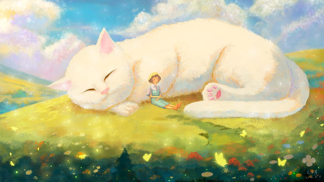 找个舒服的地方睡午觉