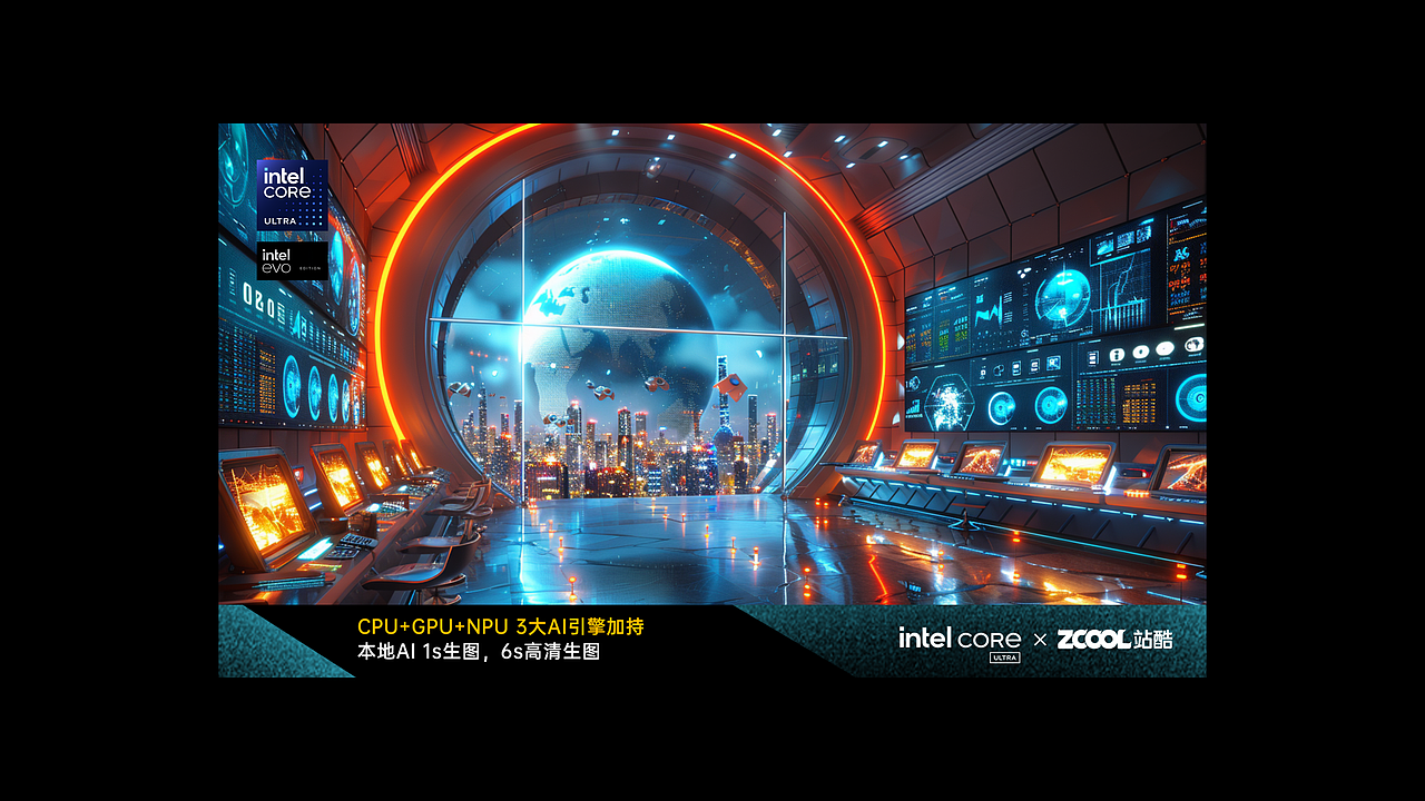 Intel-酷睿Ultra 造梦环游记（图ZMzY1NTUxNTky） - AI作品 - 站酷设计师山城SHANCHENG原创素材 - 站酷ZCOOL