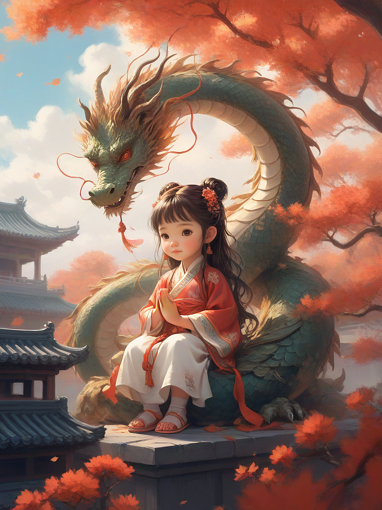 四季守护（图ZMzYwNTMyMTMy） - AI作品 - 站酷设计师Ag银原创素材 - 站酷ZCOOL