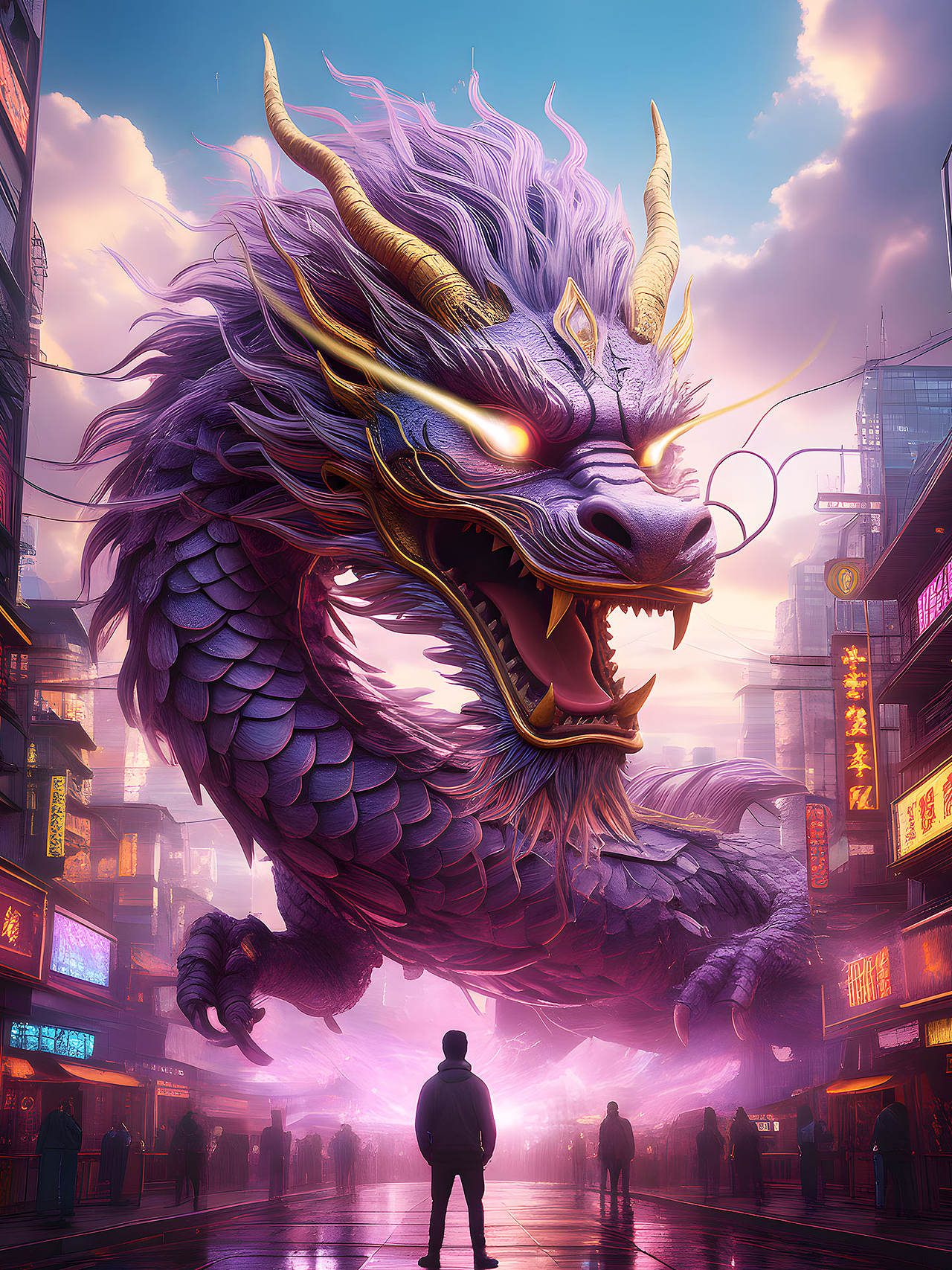 我的龙年AI守护神（二）（图ZMzU5MTcwMTA0） - AI作品 - 站酷设计师塔寨村民林杨原创素材 - 站酷ZCOOL