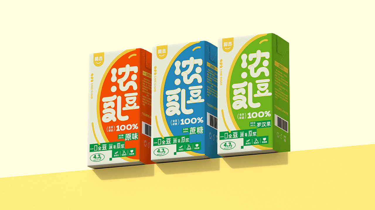 開鑫浓豆乳包装设计（图ZMzUyMjk5MDky） - 包装 - 站酷设计师福时原创素材 - 站酷ZCOOL