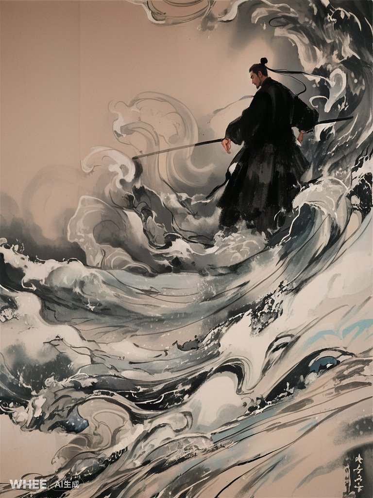 中国水墨意境下的浩瀚诗意（图ZMzY1ODgxODYw） - AI作品 - 站酷设计师周young原创素材 - 站酷ZCOOL