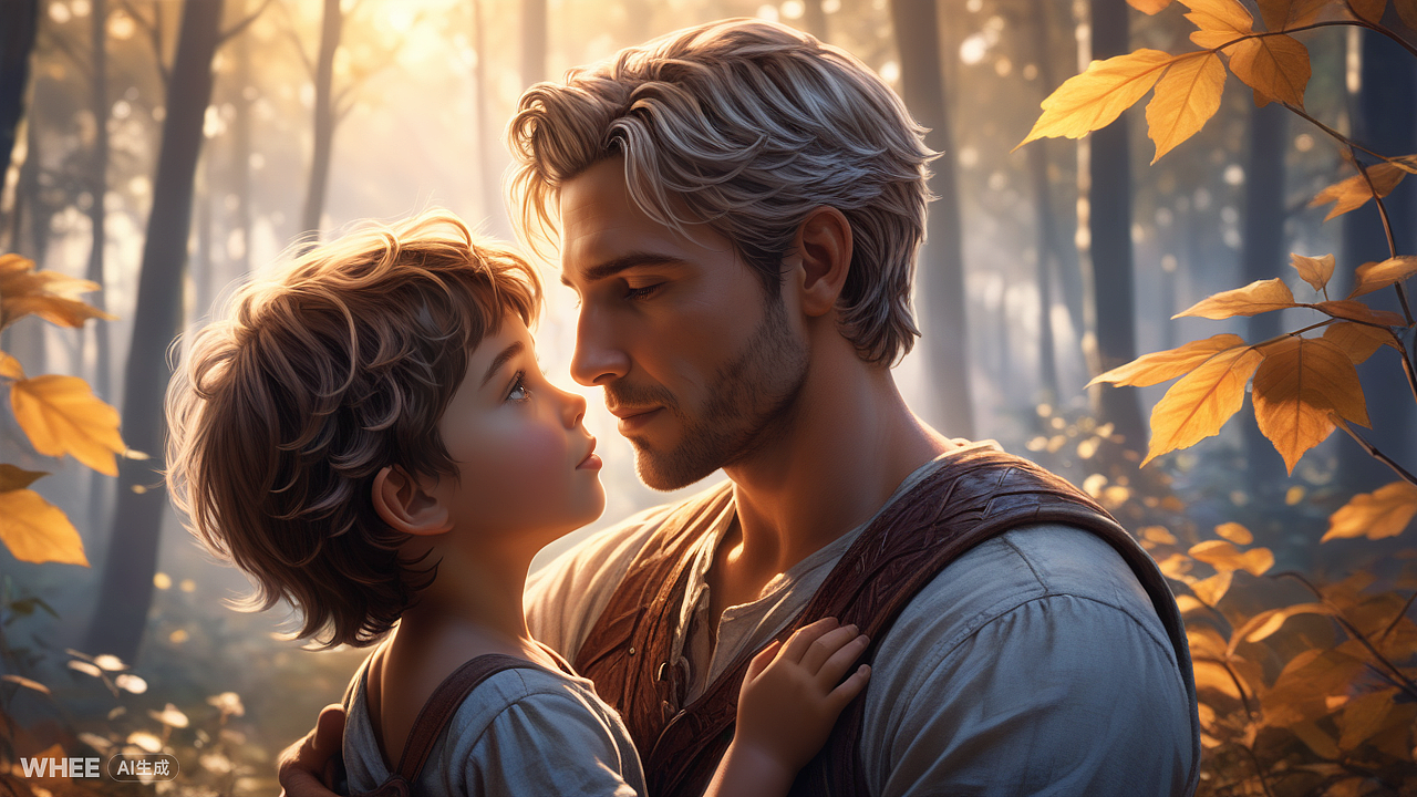 次日清晨,小汤姆告诉爸爸梦到的一切。