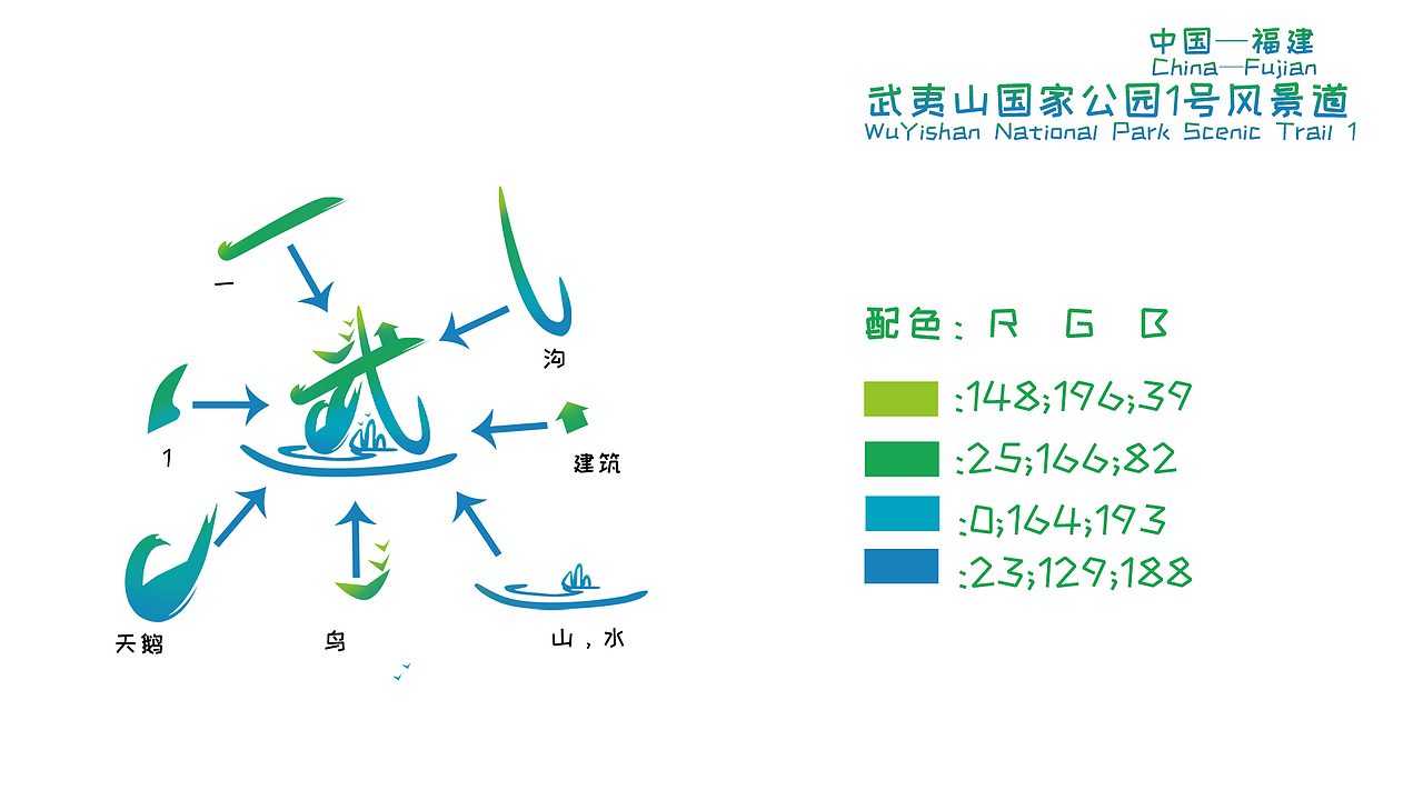 武夷山国家公园1号风景道（图ZMzQ4MTc3OTY0） - Logo - 站酷设计师菟菟丝原创素材 - 站酷ZCOOL