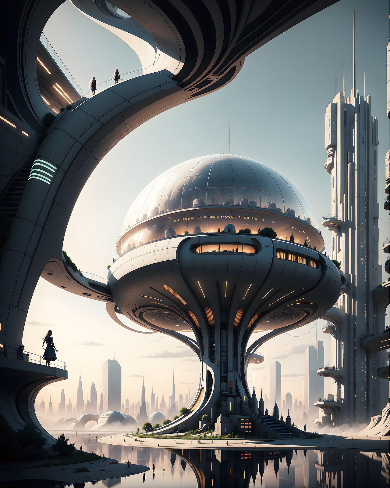 未来建筑 — 生机（图ZMzU1OTM0NTcy） - 其他空间 - 站酷设计师福胡der原创素材 - 站酷ZCOOL