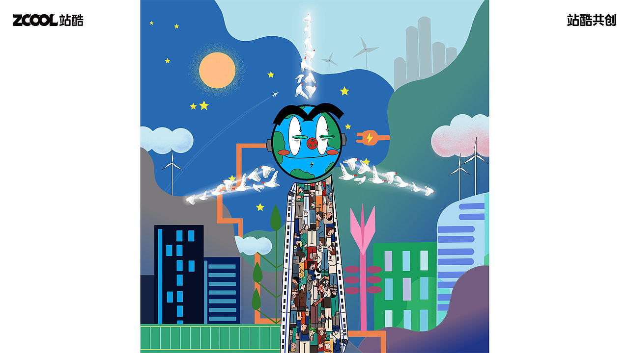 星驰电走（图ZMzY1OTU1NDEy） - 宣传物料 - 站酷设计师李姜姜原创素材 - 站酷ZCOOL