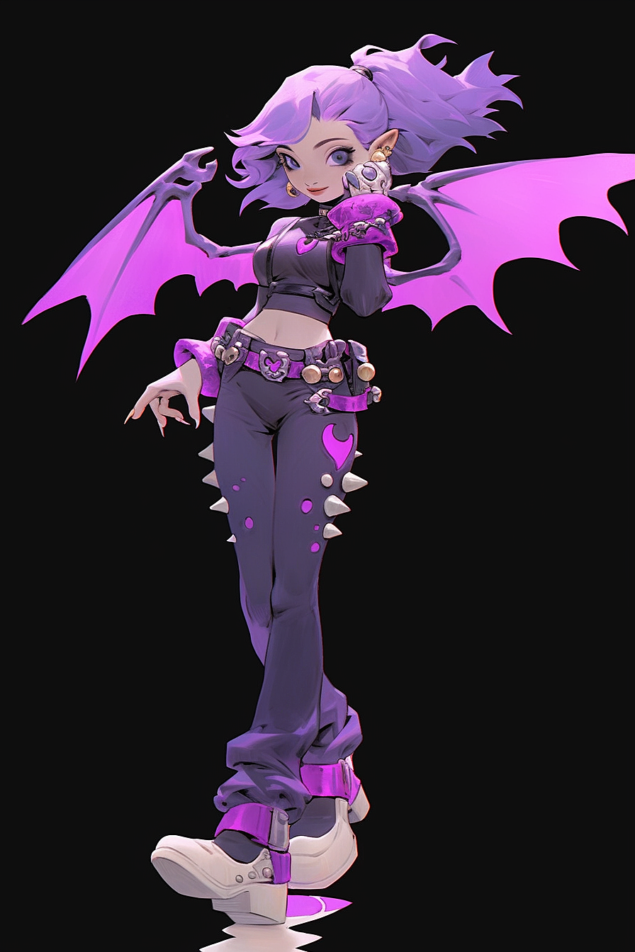 滑板女孩“骨精灵”