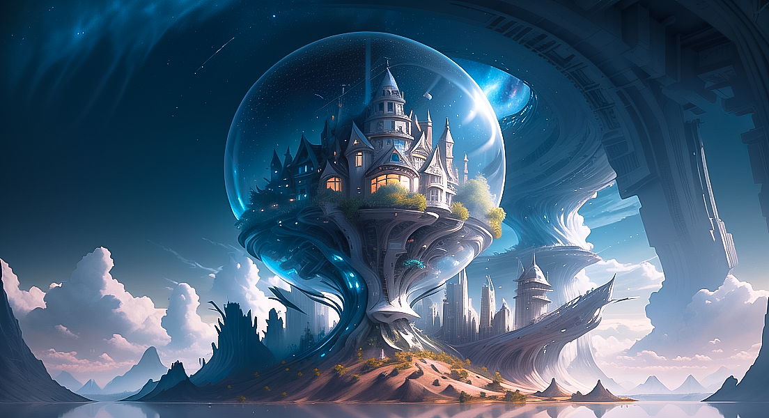 《三體·樹屋建筑》（圖ZMzU1OTQyNjA0） - 其他空間 - 站酷設計師CheersArt原創(chuàng)素材 - 站酷ZCOOL