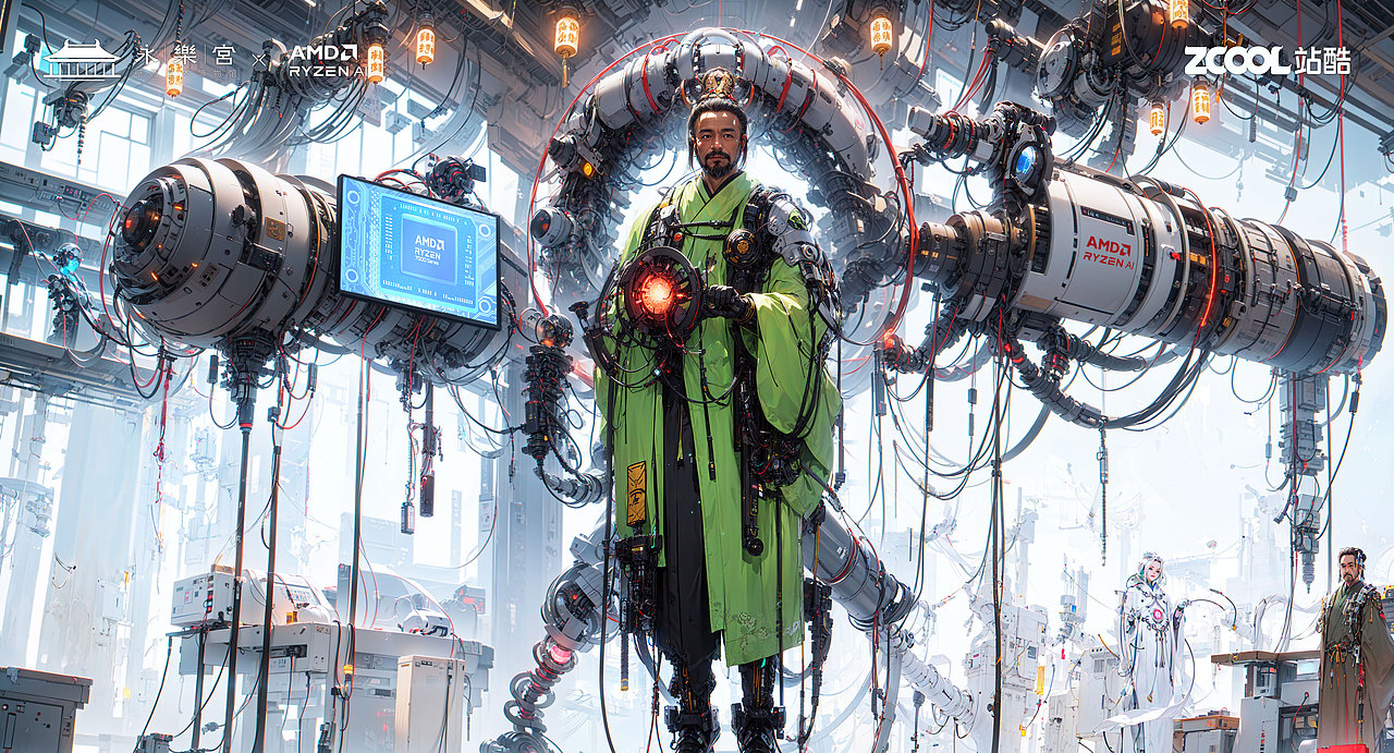 电闪雷鸣 赛博时代（图ZMzU4Mjk0OTA0） - AI作品 - 站酷设计师少X翔原创素材 - 站酷ZCOOL