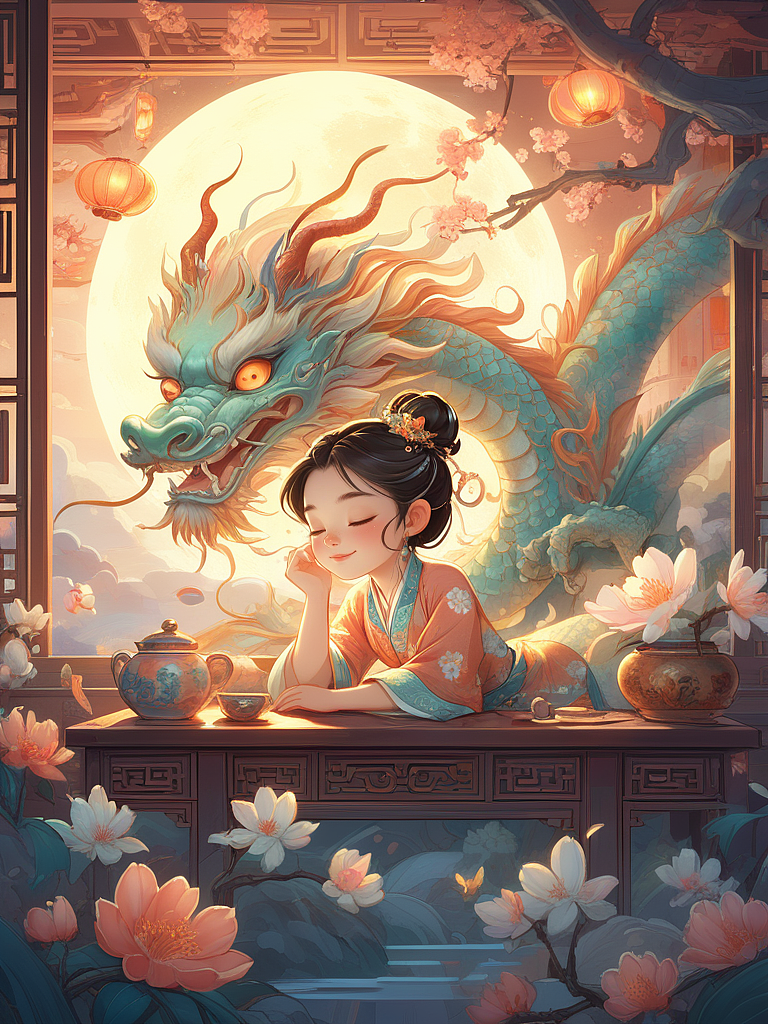 神龙飞跃 护你左右 | 我的龙年AI守护神（图ZMzYwNTM1ODY4） - AI作品 - 站酷设计师Ag银原创素材 - 站酷ZCOOL