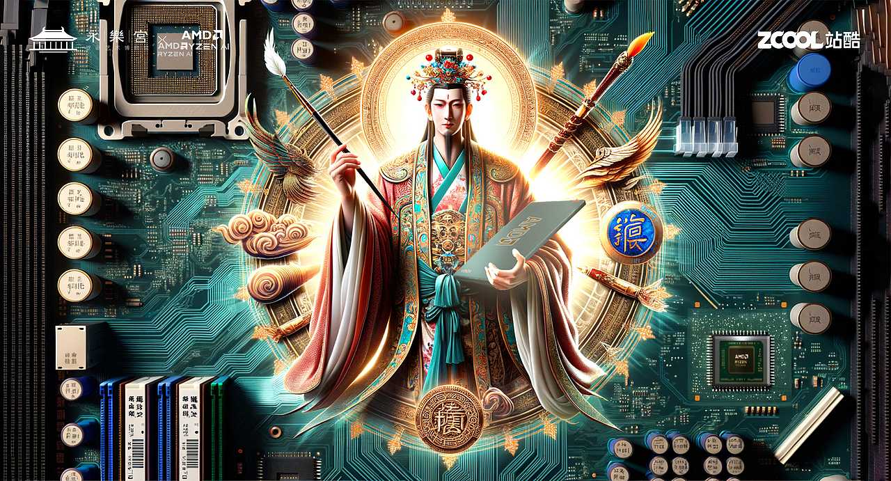 文昌帝君丨得心应手，值得拥有（图ZMzU3ODYwOTIw） - AI作品 - 站酷设计师雅礼集原创素材 - 站酷ZCOOL