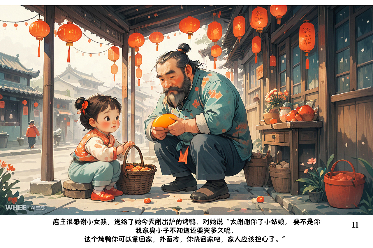 《卖火柴的小女孩》新编