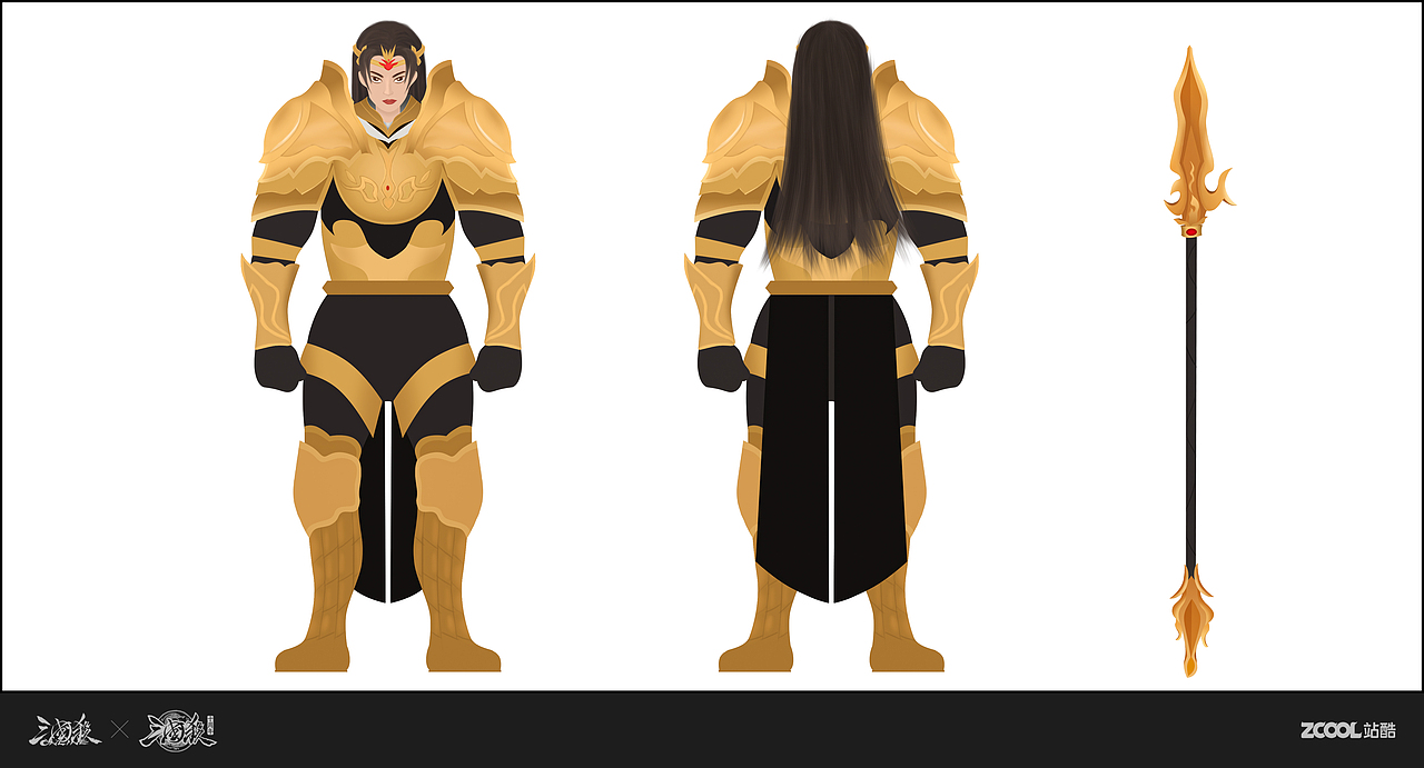 三國殺- 趙云 黃金甲（圖ZMzQ3OTg3MzQw） - 概念設定 - 站酷設計師秋天_Q原創(chuàng)素材 - 站酷ZCOOL