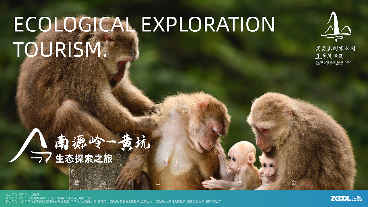 武夷山国家公园1号风景道Logo设计丨绿水青山夷金银