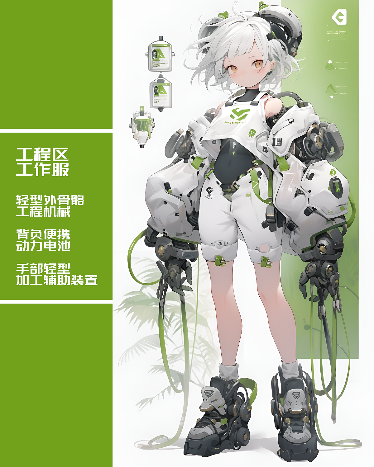 未来服饰潮玩 绿色工程系列工作服