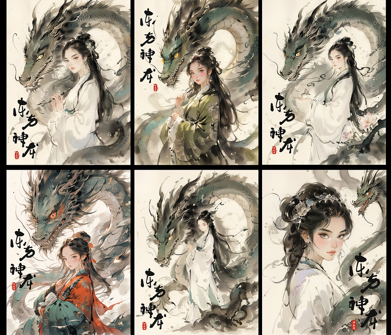 神龙守护-东方神龙（图ZMzYwNTg4NDYw） - AI作品 - 站酷设计师设计师Holly原创素材 - 站酷ZCOOL