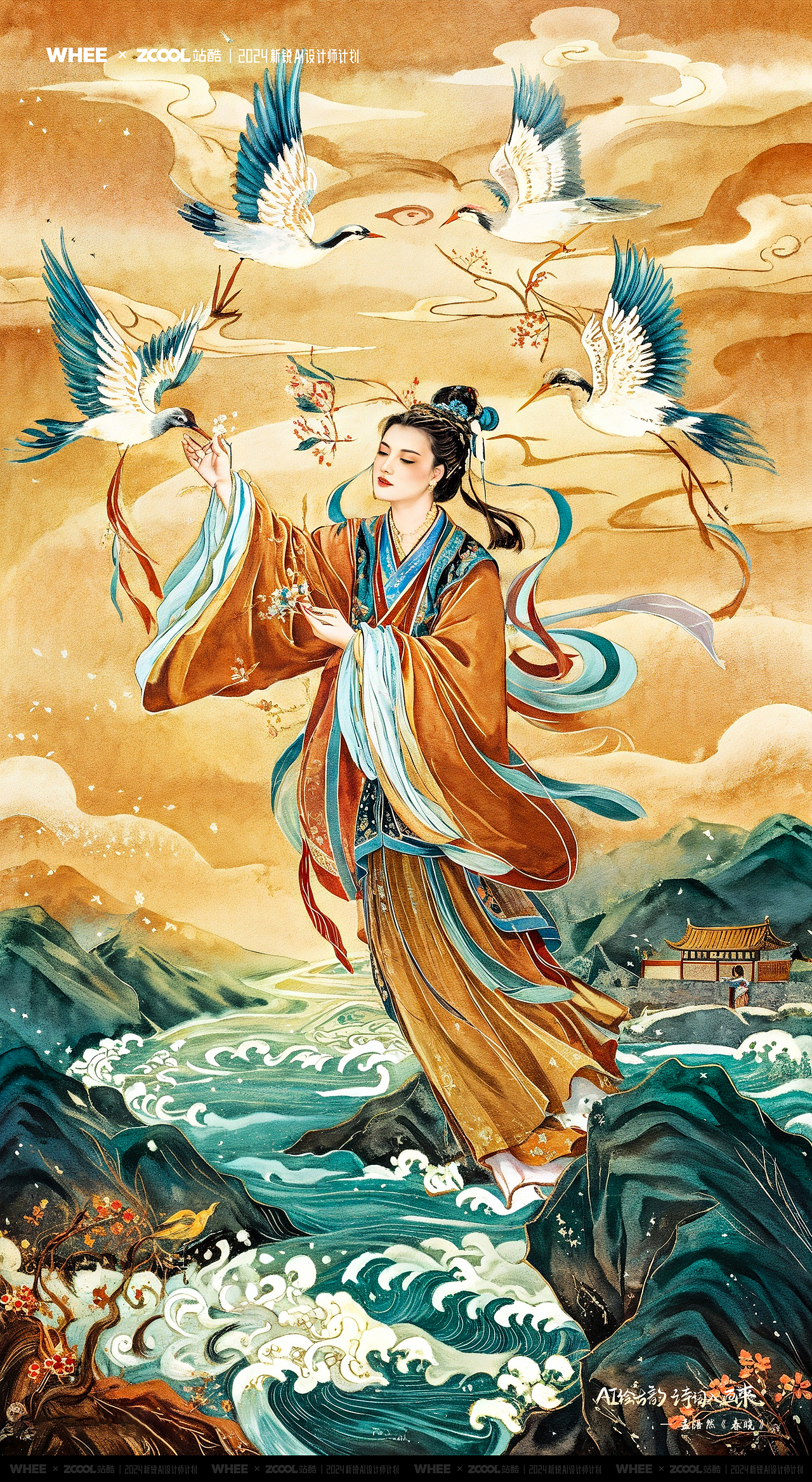 AI绘古韵 古典诗词入画来（图ZMzY1OTg2OTQw） - AI作品 - 站酷设计师电商设计师DDS原创素材 - 站酷ZCOOL