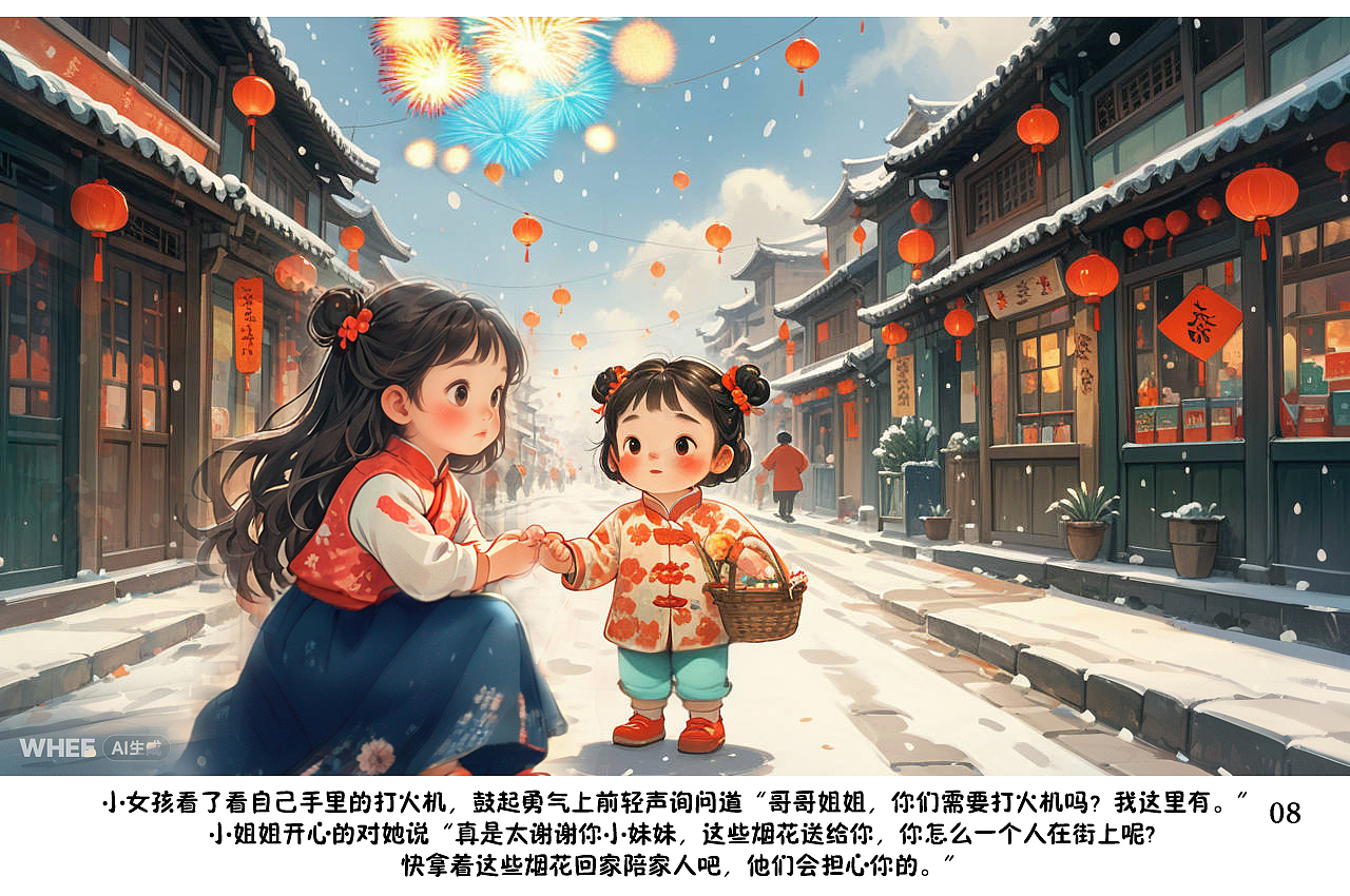 《卖火柴的小女孩》新编