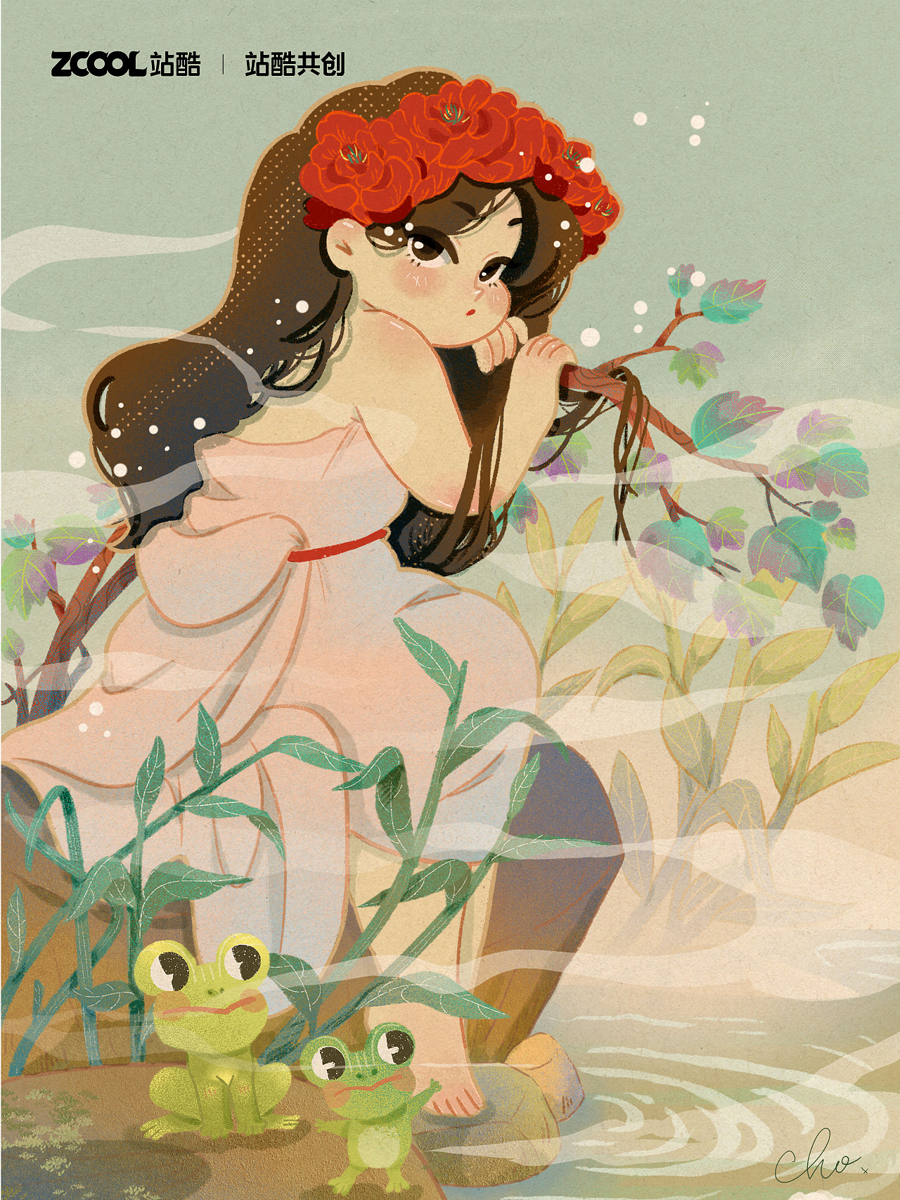 穆夏四季里的小胖妹们（图ZMzQzOTI4MTUy） - 艺术插画 - 站酷设计师秌野酱原创素材 - 站酷ZCOOL