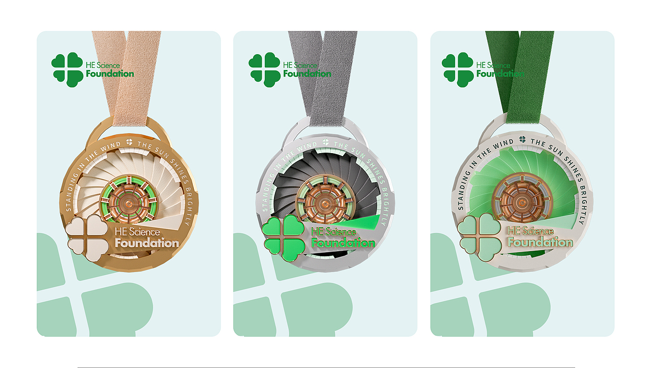 何享健科学logo|Slogan--“迎风而立,阳光万里”