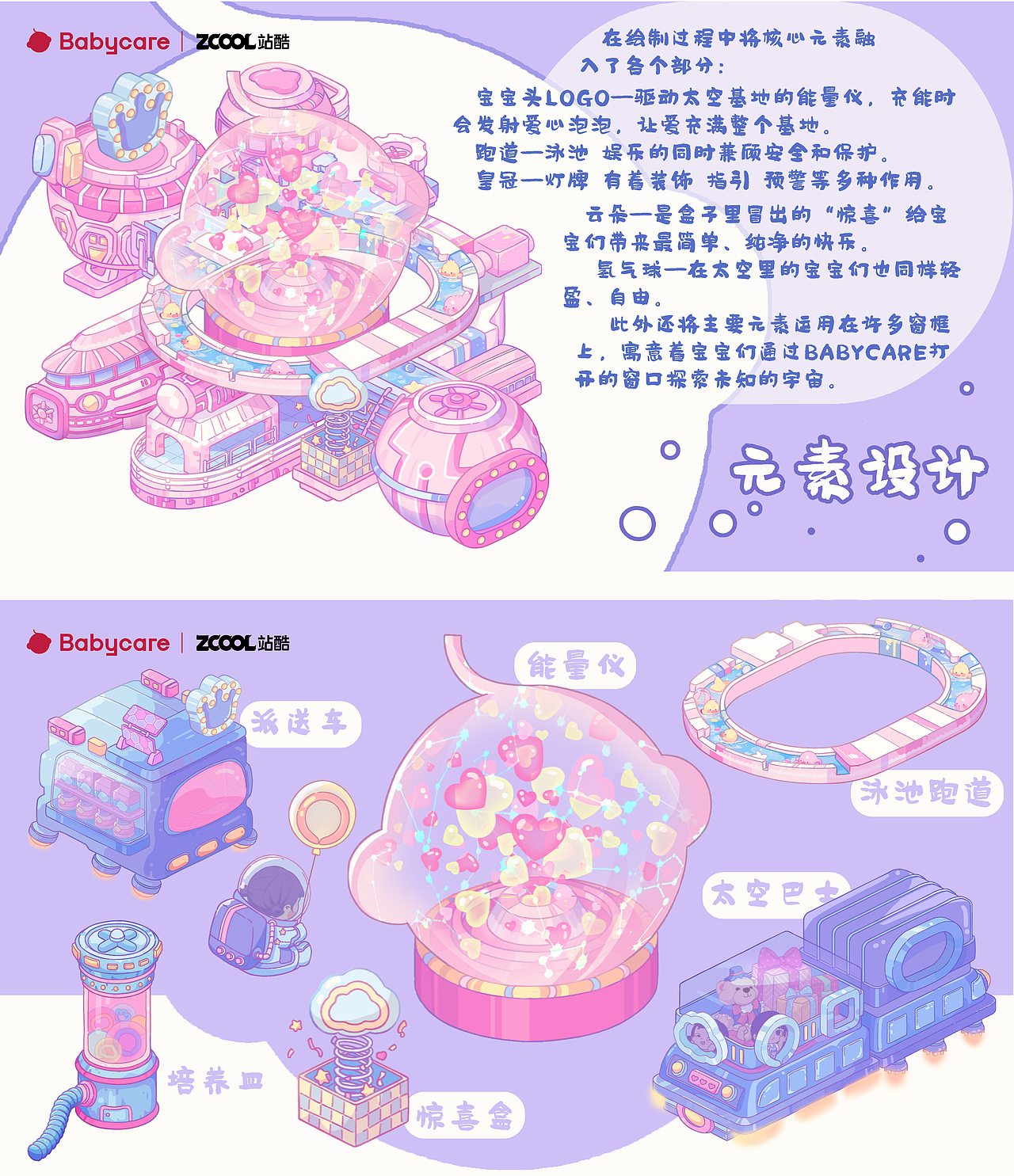 Babycare—太空基地（图ZMzU0NjEyMzAw） - 海报 - 站酷设计师就甜i原创素材 - 站酷ZCOOL