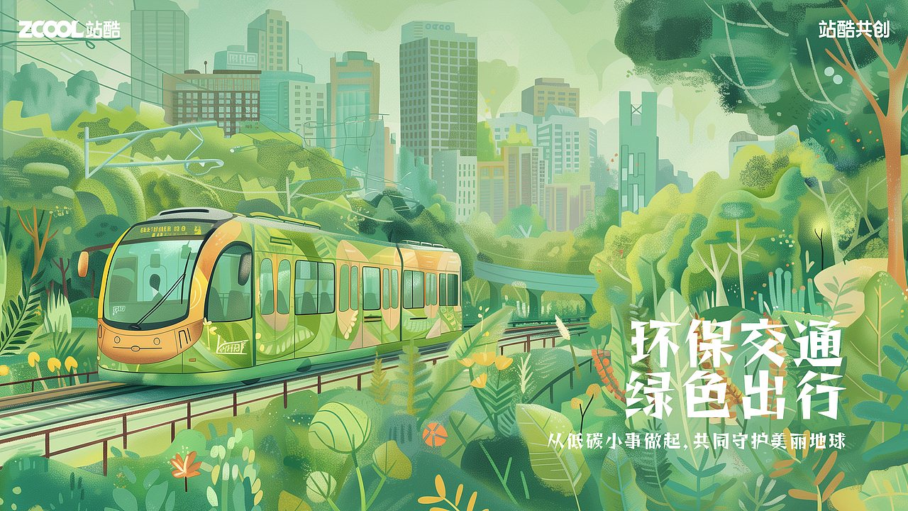 低碳生活 携手共进|从低碳小事做起，共同守护美丽地球（图ZMzY2NTg2ODI0） - 宣传物料 - 站酷设计师Dnbobi原创素材 - 站酷ZCOOL