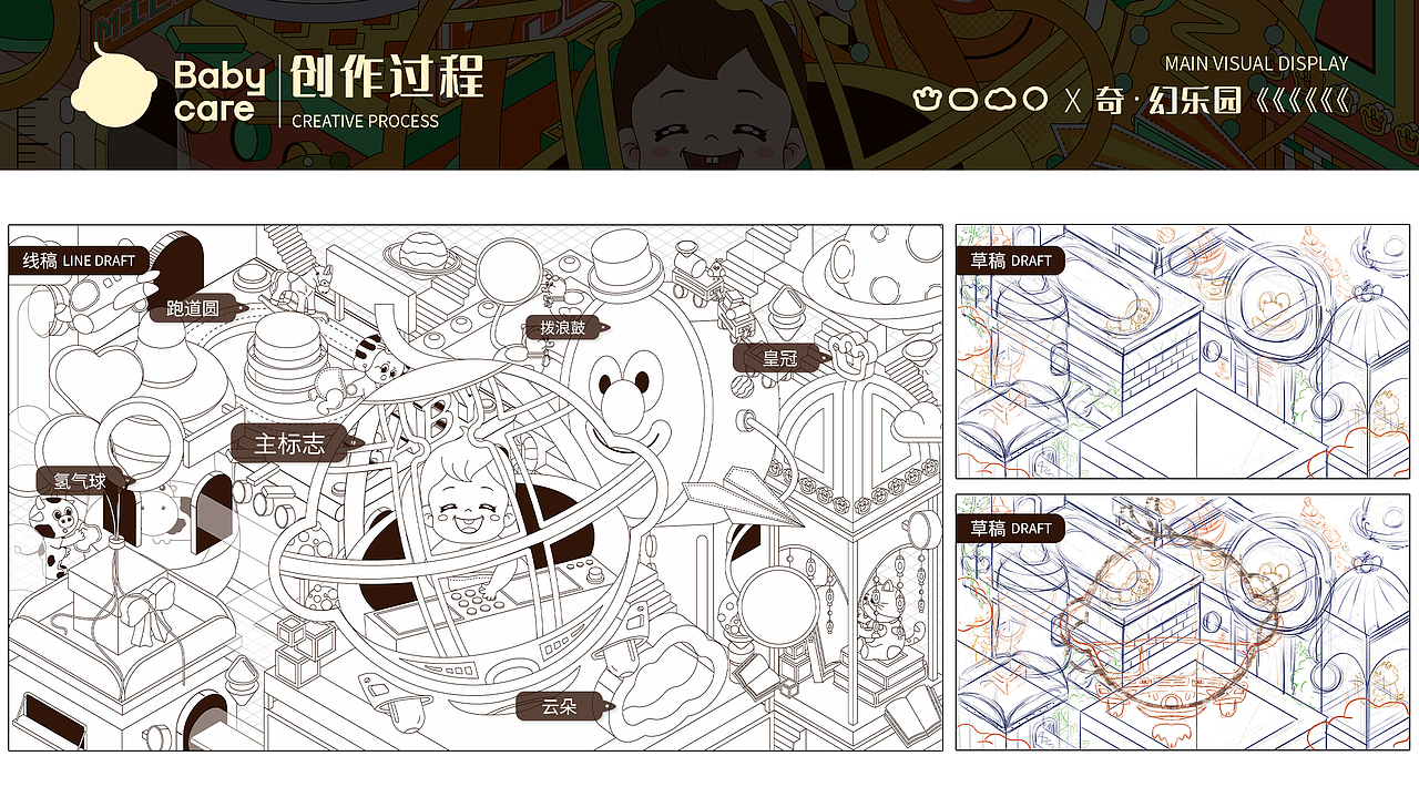 BABYCARE童年造梦家《奇·幻乐园》主题视觉设计