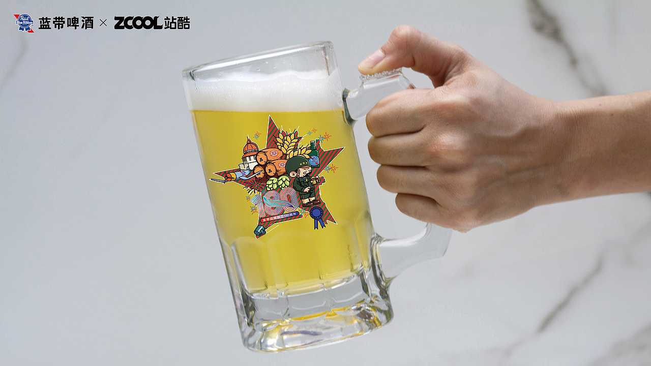 蓝带将军啤酒——活力青春