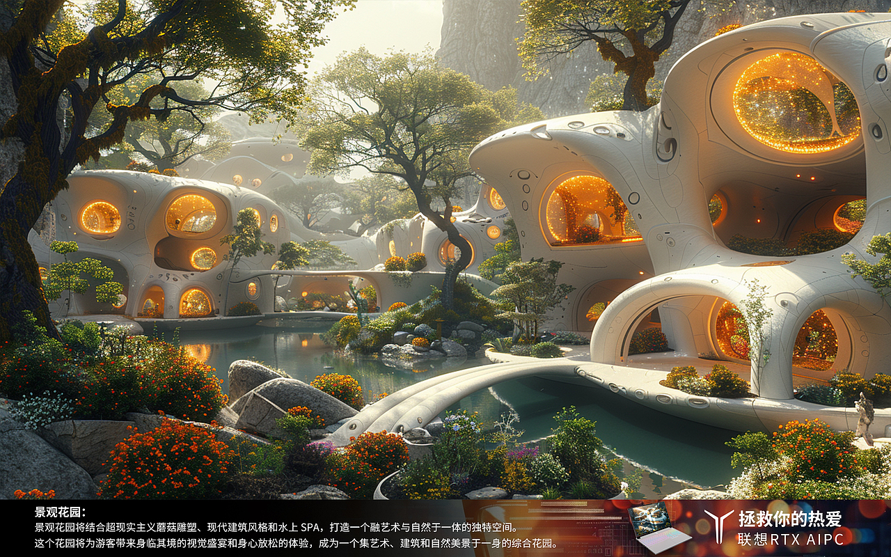 《未来艺术花园》(图ZMzY5ODkwNDYw) - AI作品 - 站酷设计师梦庭芳原创素材 - 站酷ZCOOL